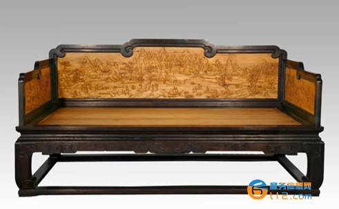 金絲楠陰沉木羅漢床