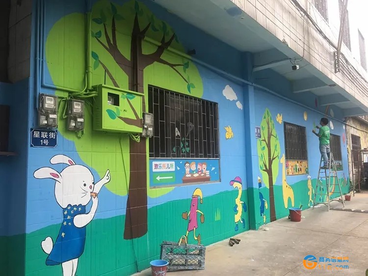 幼兒園墻體彩繪